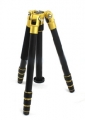 Aluminium Trépied LVG A-214B jaune avec NB535 Rotule