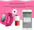 Suivi Anti Lost Children montre téléphone mobile bébé GSM GPRS GPS Locator enfants