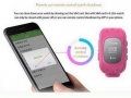 Suivi Anti Lost Children montre téléphone mobile bébé GSM GPRS GPS Locator enfants