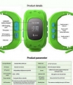 Suivi Anti Lost Children montre téléphone mobile bébé GSM GPRS GPS Locator enfants