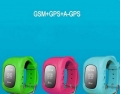 Suivi Anti Lost Children montre téléphone mobile bébé GSM GPRS GPS Locator enfants