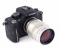 Jupiter-9 85mm F2 russe objectif pour Samsung NX. Argent
