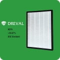 Remplacement Ensemble de 4 (2 recto verso) pour Dreval HEPA