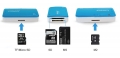 Lecteur de cartes universel pour SD microSD MS M2