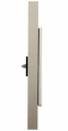 Anti-vandalisme Haubert de cadre avec protection accrue (Blanc)