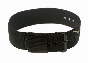 18mm noir militaire US MWC Bracelet