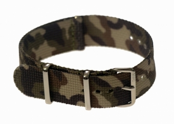 20mm «Méditerranée / Désert&quot; Camo OTAN MWC Bracelet