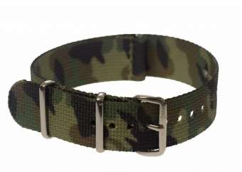 20mm Woodland Camouflage OTAN MWC Bracelet