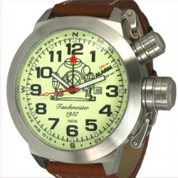 2.WW XXL allemand U-Boot ALARME Tauchmeister Montre T0187