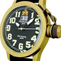 500m 2.WW allemand U-Boot Tauchmeister Montre T0105