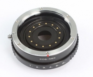 Canon EOS Lens pour Sony NEX avec bague d&#39;ouverture