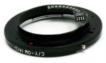 Contax / Yashica Lens pour Olympus 4/3 Adaptateur AF-confirm