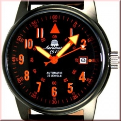 Automatische Sextant &quot;Wernher v. Braun&quot; Aeromatic-Uhr A1329