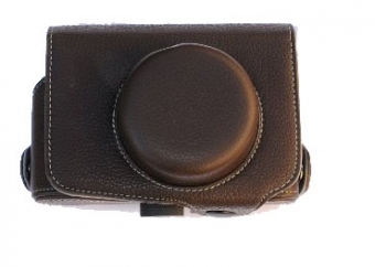 Caméra en cuir brun sac pour Olympus Pen EP2 EP1