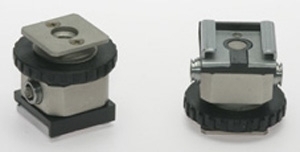 &quot;Hot Shoe&quot; Adapter (2 prises pour pc câble de synchronisation)