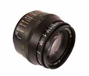 Jupiter-8 50mm F2 russe Vintage objectif pour Samsung NX. Noir