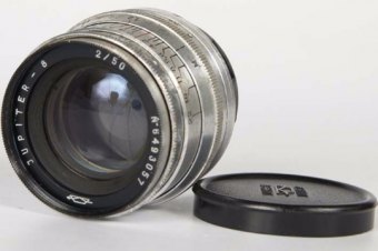 Jupiter-8 50mm F2 russe Vintage objectif pour Samsung NX. Argent