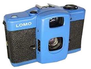 Lomo LC-A Caméra Bleu