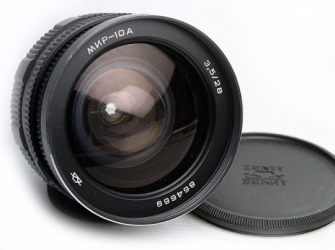 Mir-10A 28mm F3.5 russe objectif pour Samsung NX Vintage
