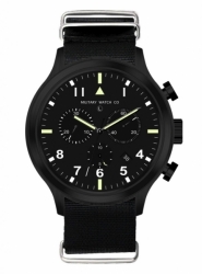 MWC MIL-TEC III PVD Acier inoxydable pilotes militaires Chronographe MTECIII / PVD