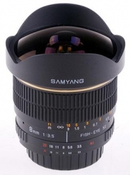 Samyang 8mm F / 3.5 asphérique Fisheye pour Sony Alpha