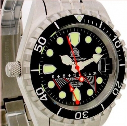 Plongeur de combat Profi GMT Tauchmeister Montre T0095