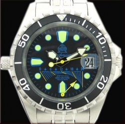 Plongeur de combat Profi GMT Tauchmeister Montre T0173