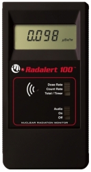 Détecteur de radiation Geiger Radalert 100X