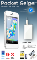 Détecteur de rayonnement Pocket Geiger Type 4 pour iOS-Turn iOS à un détecteur Radaition