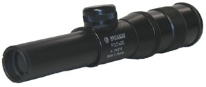 Rifle Scope PO 3.5x20 avec Deutsche Post réticule, tube court Portée