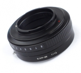 Minolta MD Lens pour Micro 4/3 Tilt-adaptateur