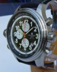 XXL-militaire NAVI-PILOT -Stopp-Chronographe Aeromatic Suivre A1131