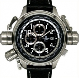XXL-Pilot DEFENDER ALARME Chronographe Aeromatic Suivre A1328