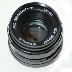 Zenitar 50mm F1.9 russe objectif pour Samsung NX Vintage