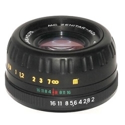Zenitar 50mm f2.0 objectif pour FujiFilm FX