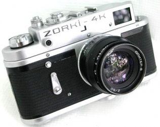 Zorki-4K 35mm télémètre Caméra russe Jupiter-8 Objectif
