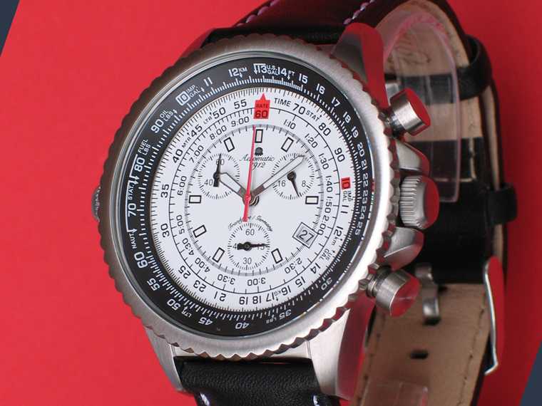 NAVI militaire Flight Computer Chronographe A1147W