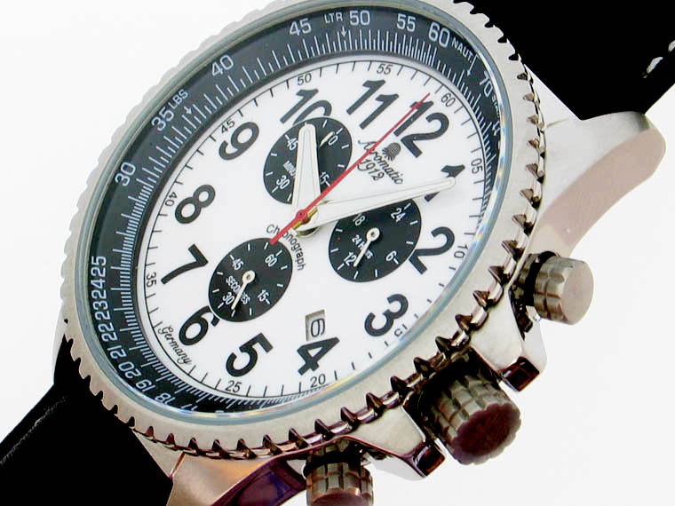 Militaire NAVI Flight Computer Chronographe A1242