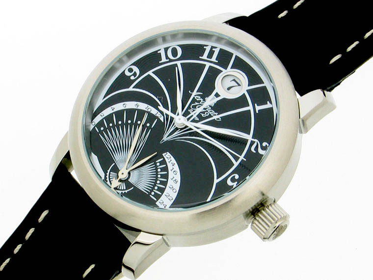Vol de retour (rétrograde) 24h GMT (2ème fuseau horaire) Classic Design A1244