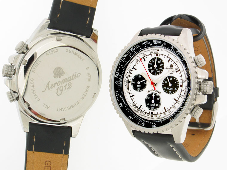 Militaire NAVI Flight Computer Chronographe 4 yeux A1282