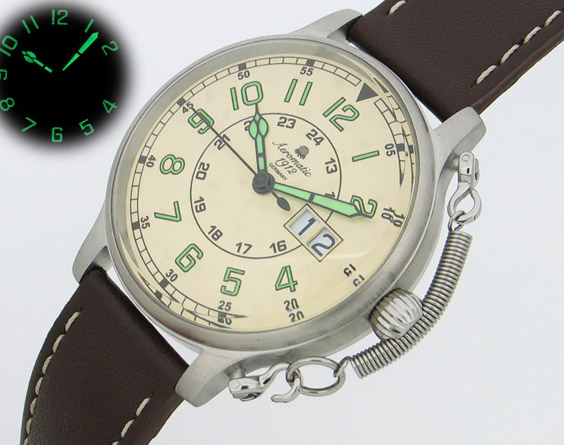 Allemand 2.WW Observateur général RETRO-Flier protection B1-Habicht couronne de plumes BIG-DATE A1289