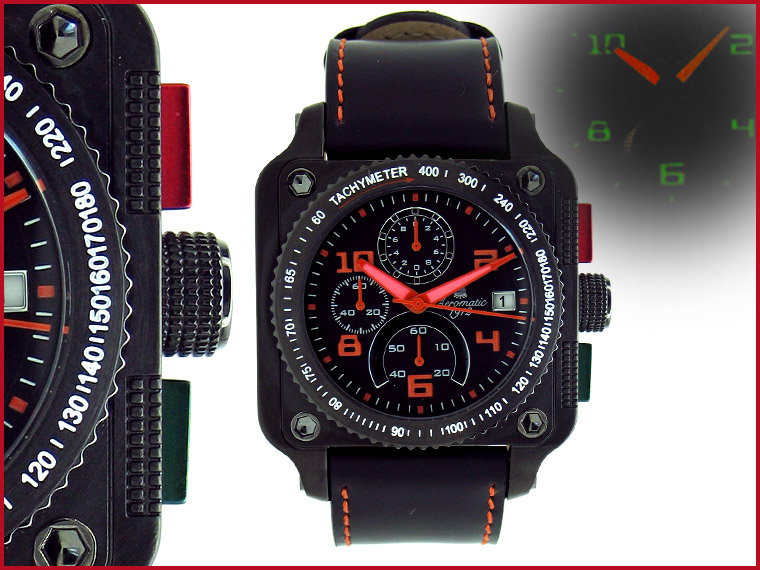 XXL NAVI militaire PILOT Chronographe A1310