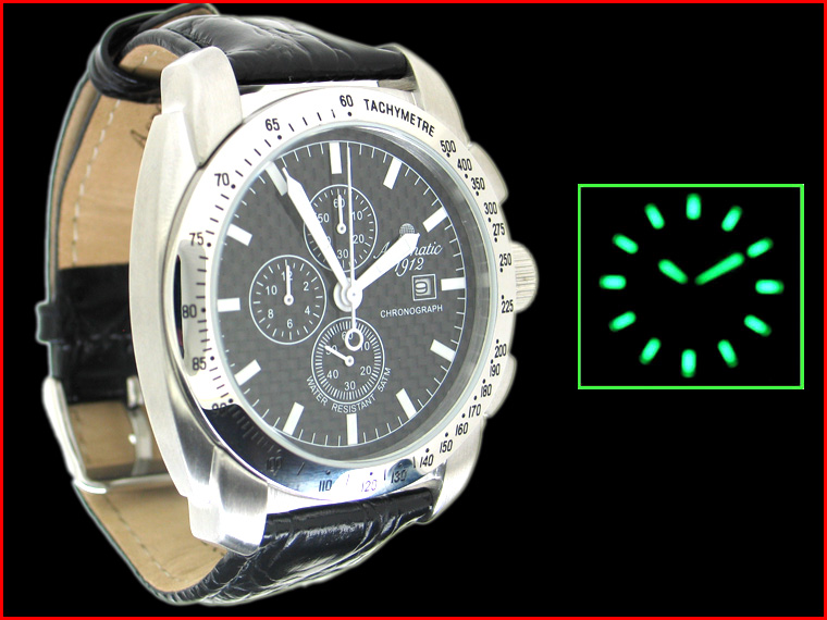XXL NAVI militaire PILOT Chronographe A1314
