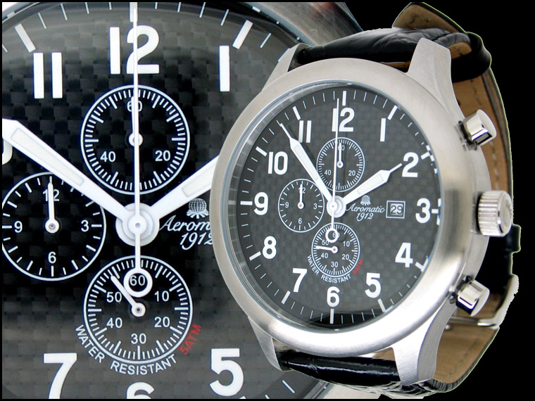 XXL NAVI militaire PILOT Chronographe A1315