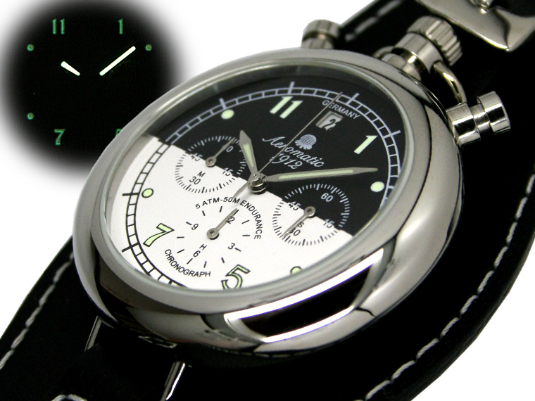 Allemand 1.WW RETRO Aviator CHRONOGRAPHE A1339