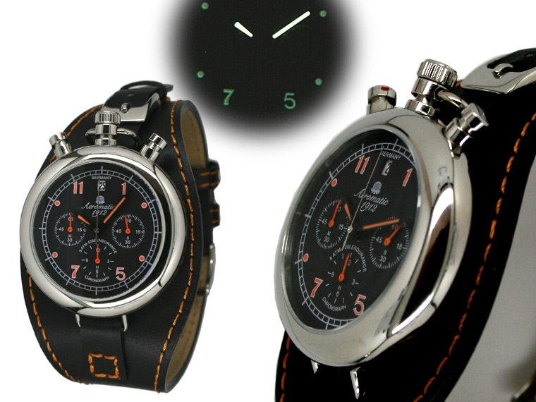 Allemand 1.WW RETRO Aviator CHRONOGRAPHE A1341
