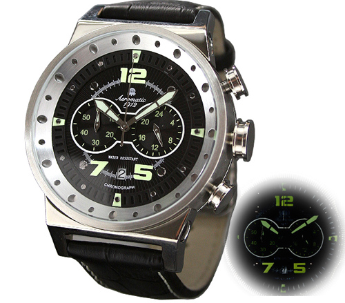 XL-militaire Chronographe 3-D cadran A1344
