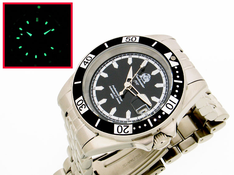 Automatique Diver Professionnel Date-U-BOOT SUB. 600m T0081