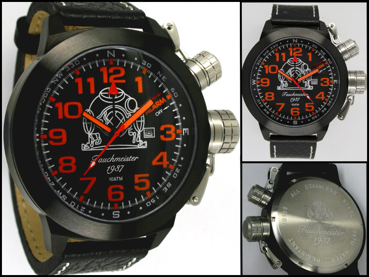 Conception 2.WW XXL allemand U-Boot ALARME DATE lourd !!! couronner protéger T0188 système