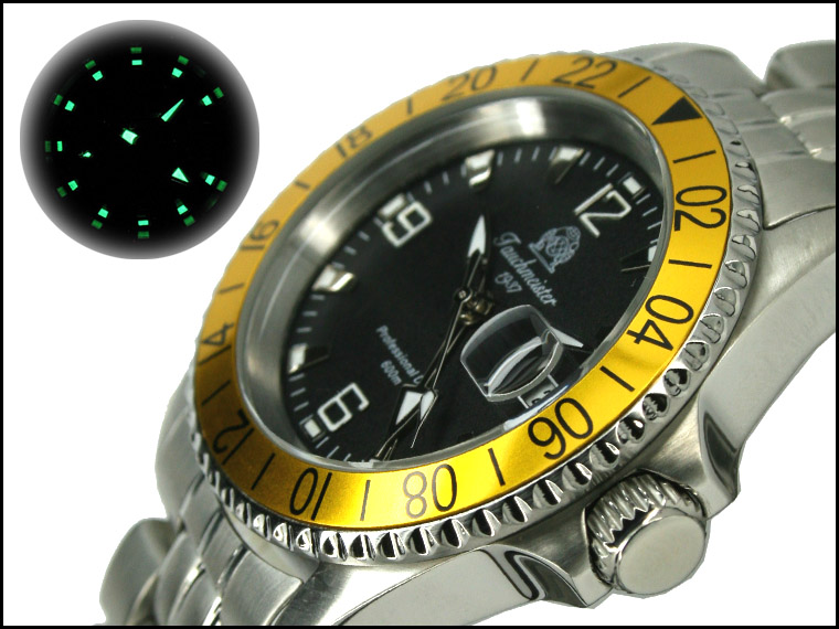Professional Diver SWISS-GMT-movt. SOUS. 600m T0204